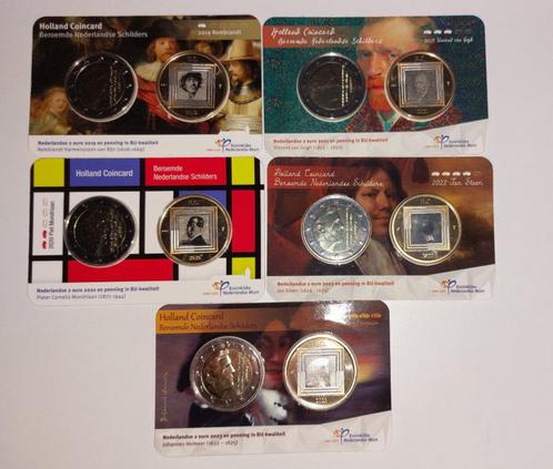 Holland coincard Schilders 2019 2020 2021 2022 2023 BU, Postzegels en Munten, Munten | Nederland, Euro's, Ophalen of Verzenden