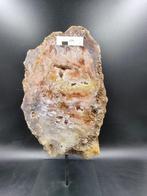 ACTIE -> Pink Amethist op Voet 31,5cm - Kristal Brazilië, Ophalen of Verzenden, Mineraal
