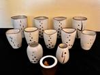 12 Ravelli vazen Hand gevormd, Antiek en Kunst, Ophalen of Verzenden