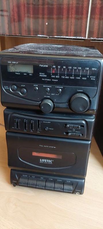 Lifetec Mini Stereoset met CD, Radio & Cassette beschikbaar voor biedingen
