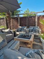 Vierkante vuurtafel van het merk Life, Tuin en Terras, Ophalen, Gebruikt, Hout