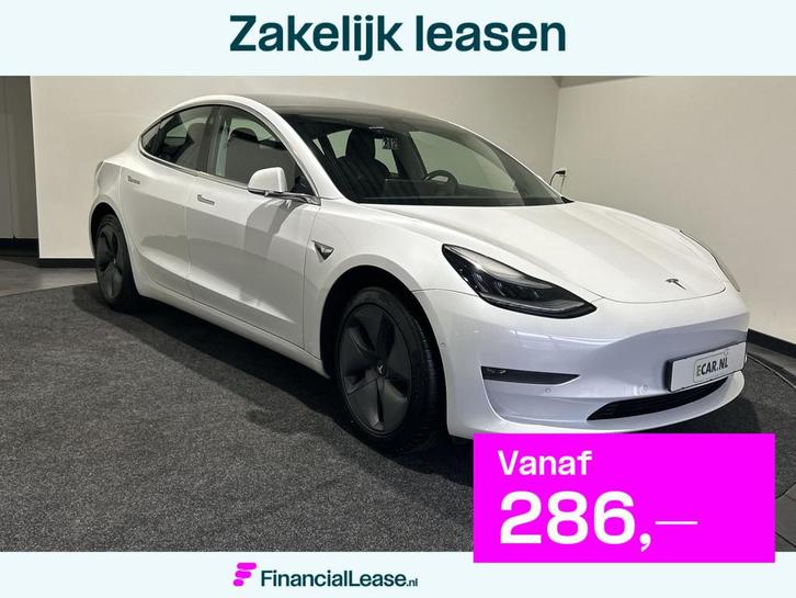 Tesla Model 3 Standard RWD Plus 60 kWh | Let op! Voorbeeldfo, Auto's, Tesla, Bedrijf, Lease, Financial lease, Model 3, ABS, Airbags