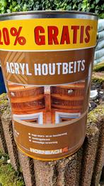 Acryl houtbeits 5,5 ltr, Nieuw, Verf, Ophalen, Minder dan 5 liter