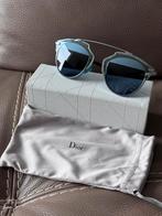 Dior “So Real” Sunglasses Silver Metal Blue Gradient, Ophalen of Verzenden, Zo goed als nieuw, Blauw, Overige merken