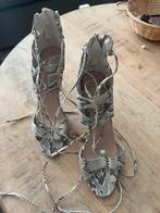 Snakeprint hakken met veters – maat 37, Kleding | Dames, Schoenen, Ophalen of Verzenden, Gedragen, Zwart