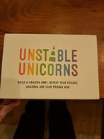 Leuk spel Unstable unicorns, kaarten nog in folie, Hobby en Vrije tijd, Gezelschapsspellen | Bordspellen, Nieuw, Ophalen of Verzenden