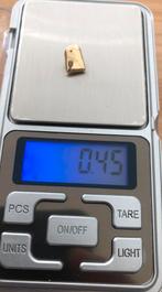 14 karaat goud schuif tand 585, Ophalen of Verzenden, Zo goed als nieuw, Goud, Dame