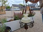 antieke hanglamp olielamp model zeer mooie bewerkt, Ophalen of Verzenden, Zo goed als nieuw, 75 cm of meer