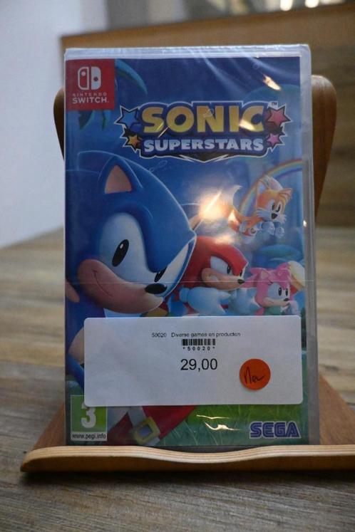 Nintendo Switch Sonic Superstars, Spelcomputers en Games, Games | Nintendo Switch, Gebruikt, 3 spelers of meer, Vanaf 3 jaar, Ophalen of Verzenden