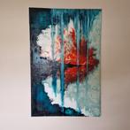 Groot schilderij, 75x115 Acryl op doek, Antiek en Kunst, Kunst | Schilderijen | Abstract, Ophalen