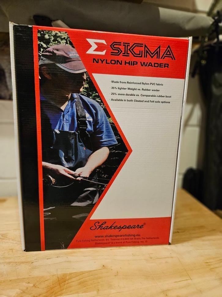 shakespeare nylon hip wader  maat 11, Watersport en Boten, Hengelsport | Algemeen, Nieuw, Molen, Ophalen of Verzenden