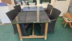 Tuin tafel granieten blad, Tuin en Terras, Ophalen, Gebruikt, Overige materialen