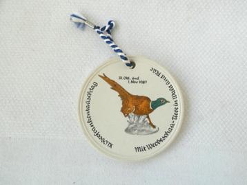 Goebel Porselein Medaille met Fazant beschikbaar voor biedingen
