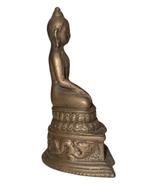 Nepalese vuurvergulde bronzen Boeddha, Ophalen of Verzenden, Gebruikt