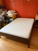 IKEA Bed 140x200 met lattenbodem en matras, Huis en Inrichting, Ophalen, Gebruikt, Bruin, Tweepersoons