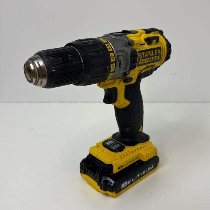 Stanley Fatmax Boormachine FMC625 Incl 2.0Ah Acu | Gebruikt, Doe-het-zelf en Verbouw, Gereedschap | Boormachines, Zo goed als nieuw