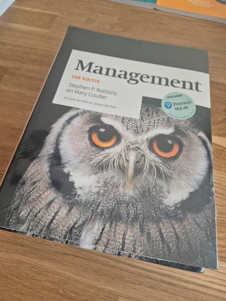 Stephen P. Robbins - Management, Boeken, Schoolboeken, Zo goed als nieuw, Nederlands, Overige niveaus, Ophalen of Verzenden