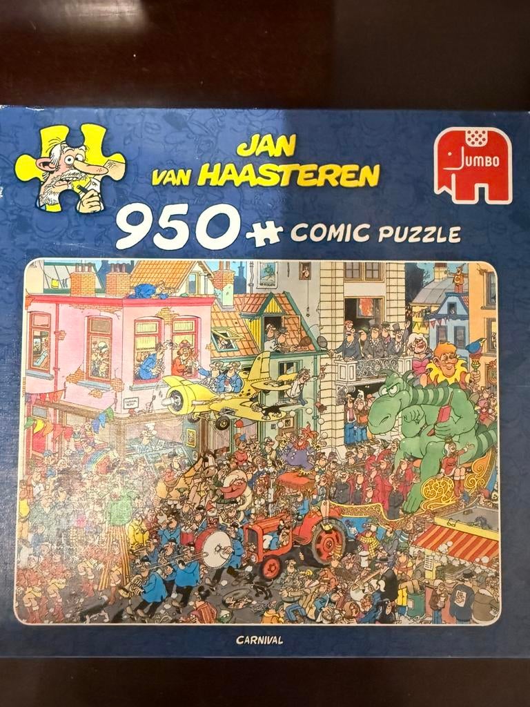 Jan van Haasteren 950 st | Carnaval, Ophalen, 500 t/m 1500 stukjes, Zo goed als nieuw