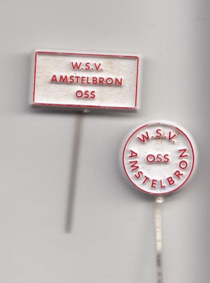 WSV Amstelbron Oss speldjes, Verzamelen, Speldjes, Pins en Buttons, Gebruikt, Speldje of Pin, Overige onderwerpen, Ophalen of Verzenden