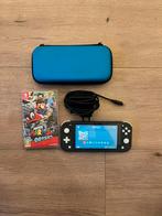 Nintendo Switch Lite (grijs) met hoes en extra gb, Spelcomputers en Games, Spelcomputers | Nintendo Switch Lite, Ophalen of Verzenden