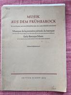 Musik aus dem Frühbarock bladmuziek, Muziek en Instrumenten, Gebruikt, Klassiek, Zang, Ophalen of Verzenden