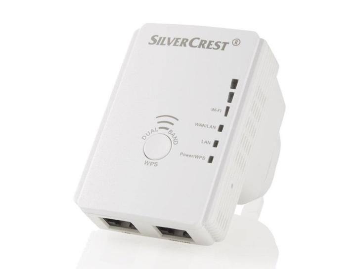 WiFi repeater Silvercrest (Lidl) NIEUW, Computers en Software, WiFi-versterkers, Nieuw, Ophalen of Verzenden