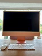 Apple iMac 24” M1 8GB 256GB Roze — als nieuw, Computers en Software, Apple Desktops, Ophalen, 256 GB, IMac, 24 inch