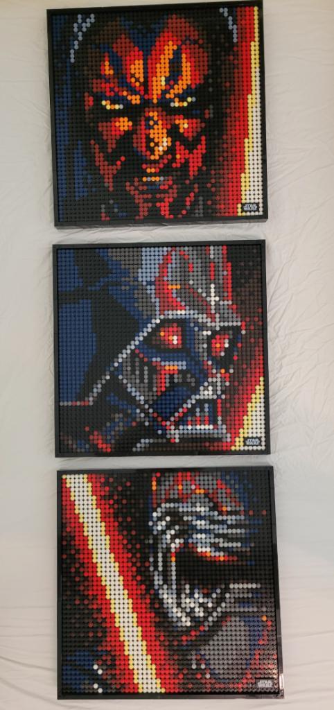 Giga aanbieding Lego Art Sith (3x) en Iron Man (3x), Kinderen en Baby's, Speelgoed | Duplo en Lego, Zo goed als nieuw, Lego, Complete set