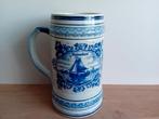 Delfts blauwe Heineken pul hij is 17,5 cm, Verzamelen, Biermerken, Ophalen of Verzenden, Zo goed als nieuw, Pul(len), Heineken