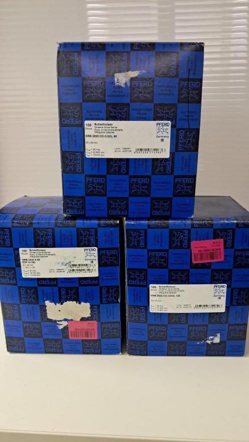 NIEUW Pferd Slijphulzen Ø 30x30 + Ø 25x25mm / 3 dozen, Doe-het-zelf en Verbouw, Gereedschap | Schuurmachines, Nieuw, Ophalen of Verzenden