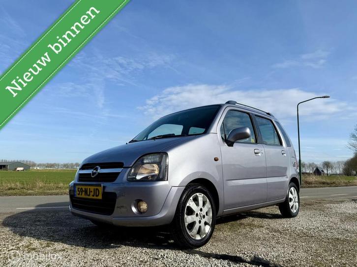 Opel Agila 1.2-16V Njoy Design, BJ 2003, Airco, Hoge instap, Auto's, Opel, Bedrijf, Te koop, Agila, Airbags, Airconditioning, Alarm