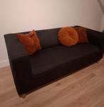 Klippan bank - 180 cm - Zwart/gekleurd - Goede staat, Huis en Inrichting, Ophalen, Gebruikt, 150 tot 200 cm, Tweepersoons