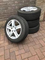 Lichtmetalen velgen met z.g.a.n. winterbanden Toyota Auris, Ophalen, Gebruikt, 16 inch, Banden en Velgen