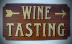 Houten bord Wine Tasting/mancave/slijterij/wijn proeverij, Ophalen of Verzenden, Zo goed als nieuw