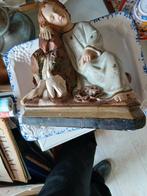 Vintage slapende Jezus beeld, Antiek en Kunst, Ophalen