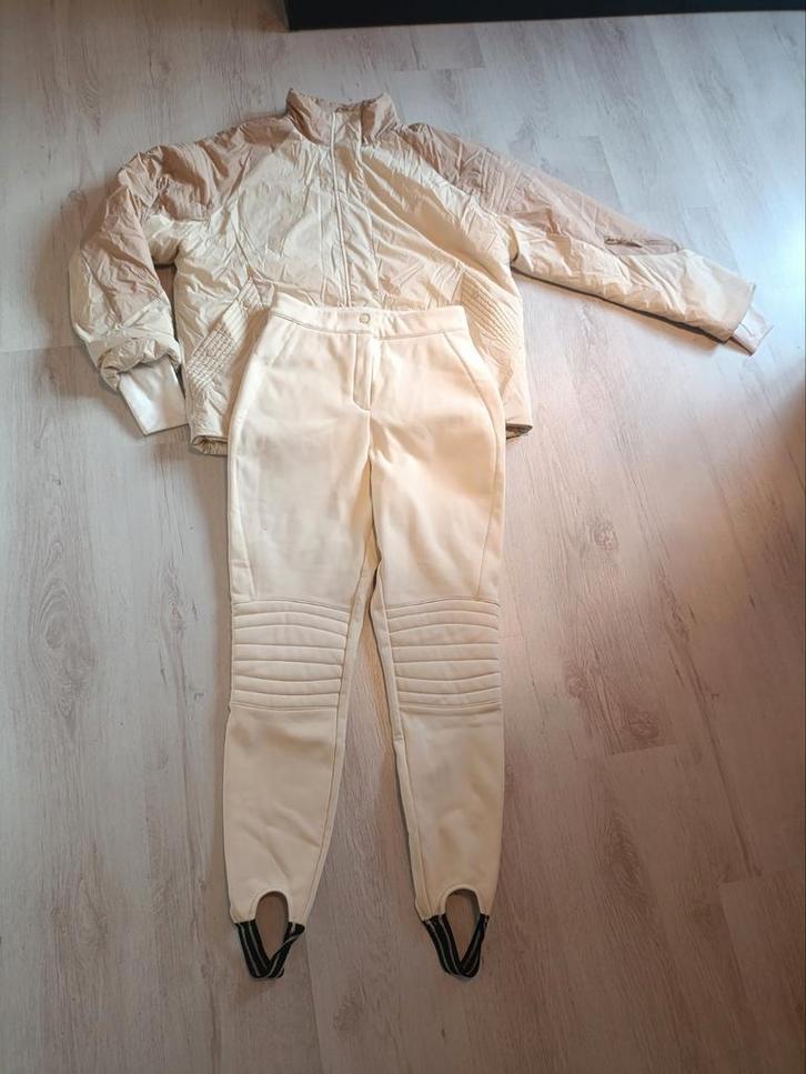 Asos Ski Pak - Maat 38 - Crème Beige, Kleding | Dames, Wintersportkleding, Zo goed als nieuw, Pak, Maat 38/40 (M), Ophalen of Verzenden