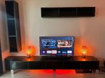 Designer TV meubel zwart - massief hout!!, Ophalen, Zo goed als nieuw, 200 cm of meer, Minder dan 100 cm