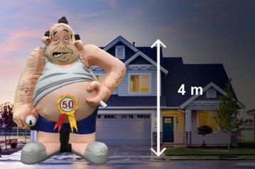 Abraham pop opblaasbaar Ordinair te huur beschikbaar voor biedingen