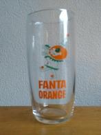 oud limonadeglas FANTA ORANGE, wandelen, wandelaar (vintage), Ophalen of Verzenden, Gebruikt, Frisdrankglas