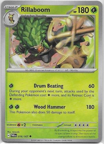 Twilight Masquerade,  Rillaboom [uncommon] 16/167 beschikbaar voor biedingen