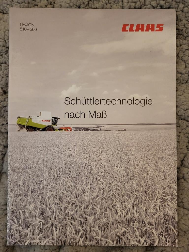 Tractor folder Claas Lexion 510-560, Boeken, Catalogussen en Folders, Ophalen of Verzenden, Zo goed als nieuw