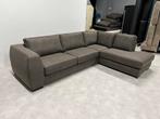Nieuw GRATIS LEVERING antraciet microleren hoekbank 310x215, Ophalen of Verzenden, Zo goed als nieuw, 150 cm of meer, Vierpersoons of meer