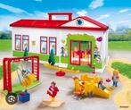Playmobil School met Speeltuin, Kinderen en Baby's, Speelgoed | Playmobil, Ophalen, Zo goed als nieuw, Complete set