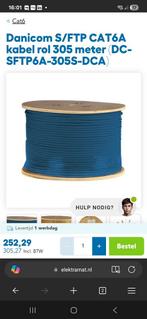 netwerk kabel danicom, Doe-het-zelf en Verbouw, Rolluiken, Minder dan 100 cm, Wit, Nieuw, Ophalen of Verzenden