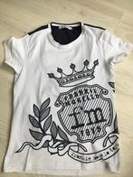 Wit Frankie Morello T-shirt Maat 140, Ophalen of Verzenden, Zo goed als nieuw, Jongen, Shirt of Longsleeve