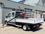 Ford Transit 350 2.0 TDCI L3 DC Laadkraan Telefoonverbinding, Auto's, Bestelauto's, 4 cilinders, 7 stoelen, Bedrijf, Ford