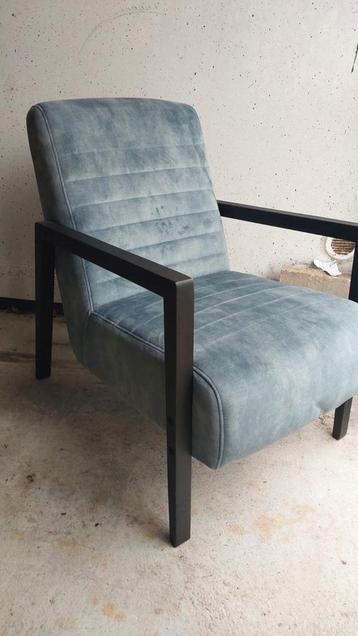 Fauteuil,  stoel blauw groen petrol  beschikbaar voor biedingen