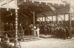 Den Helder - Steenlegging Zeevaartschool - Fotokaart, Ophalen of Verzenden, Voor 1920, Gelopen, Noord-Holland