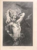 W. Kotarbinski: "Der Kuss der Medusa", 1890, prachtig!, Antiek en Kunst, Kunst | Etsen en Gravures, Ophalen of Verzenden