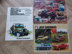 3x usa Jeep folder / sheets CJ 7 - Cherokee, Boeken, Ophalen of Verzenden, Zo goed als nieuw, Overige merken